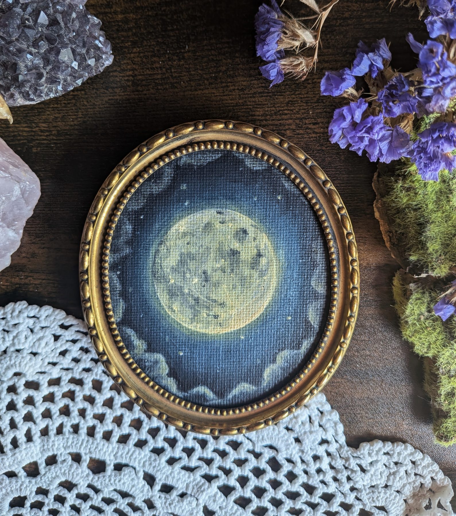 Clair de Lune | Peinture originale, création de Lydia Kata